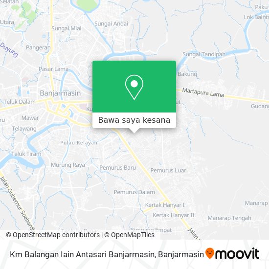 Peta Km Balangan Iain Antasari Banjarmasin