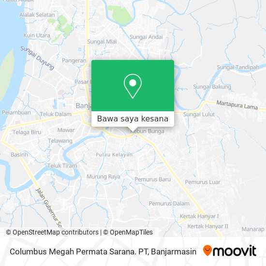 Peta Columbus Megah Permata Sarana. PT
