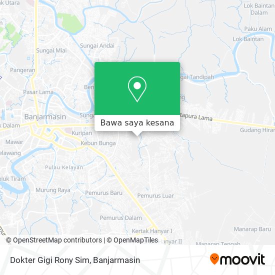Peta Dokter Gigi Rony Sim