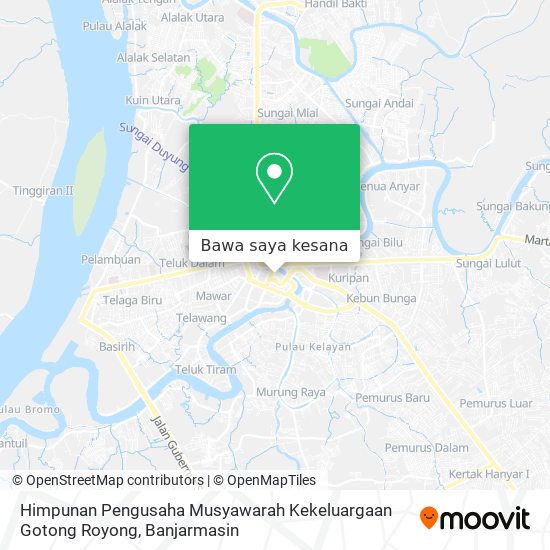 Peta Himpunan Pengusaha Musyawarah Kekeluargaan Gotong Royong