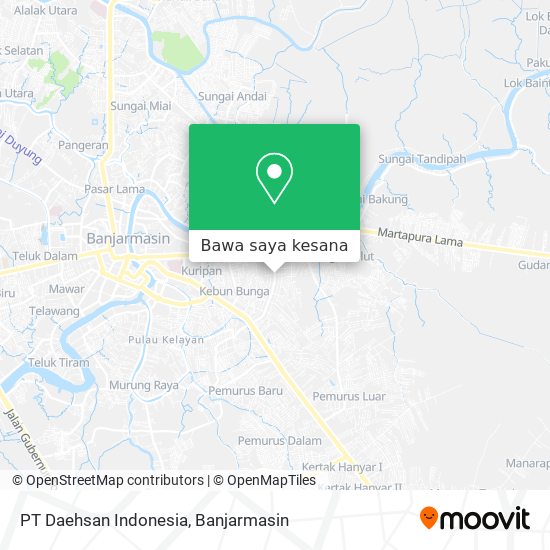 Peta PT Daehsan Indonesia