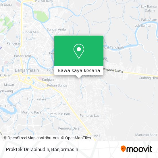 Peta Praktek Dr. Zainudin