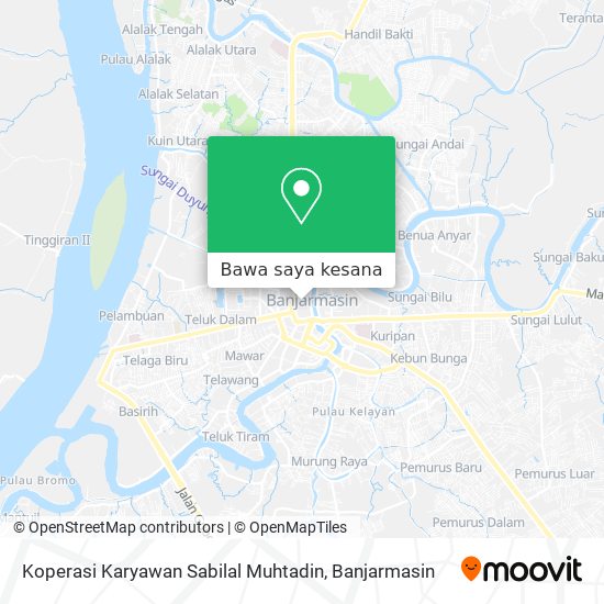 Peta Koperasi Karyawan Sabilal Muhtadin