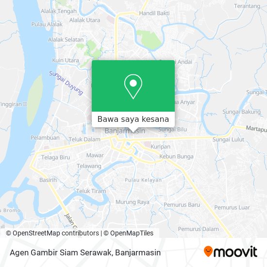 Peta Agen Gambir Siam Serawak