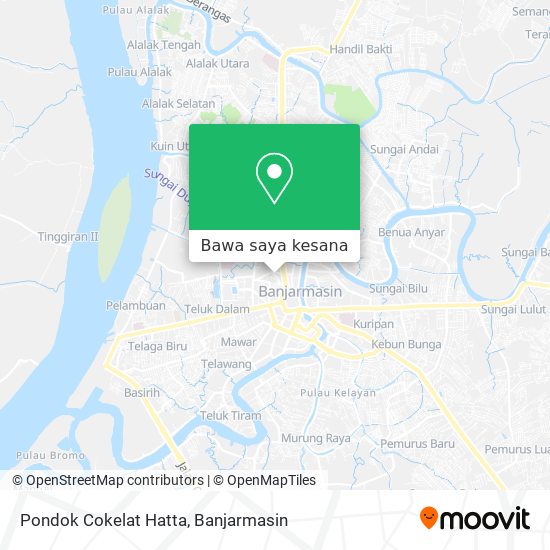 Peta Pondok Cokelat Hatta