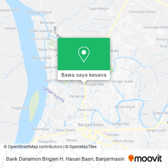 Peta Bank Danamon Brigjen H. Hasan Basri