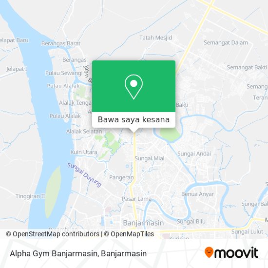 Peta Alpha Gym Banjarmasin