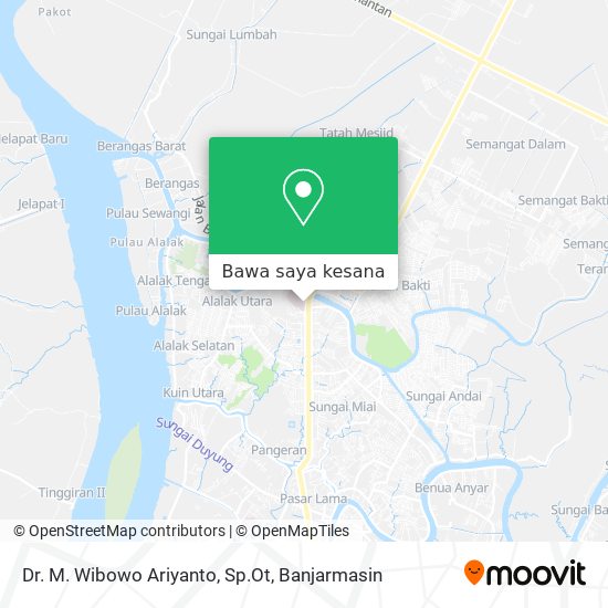 Peta Dr. M. Wibowo Ariyanto, Sp.Ot