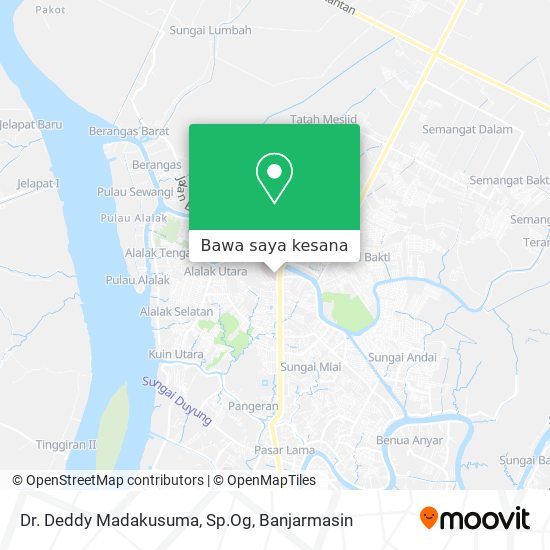 Peta Dr. Deddy Madakusuma, Sp.Og