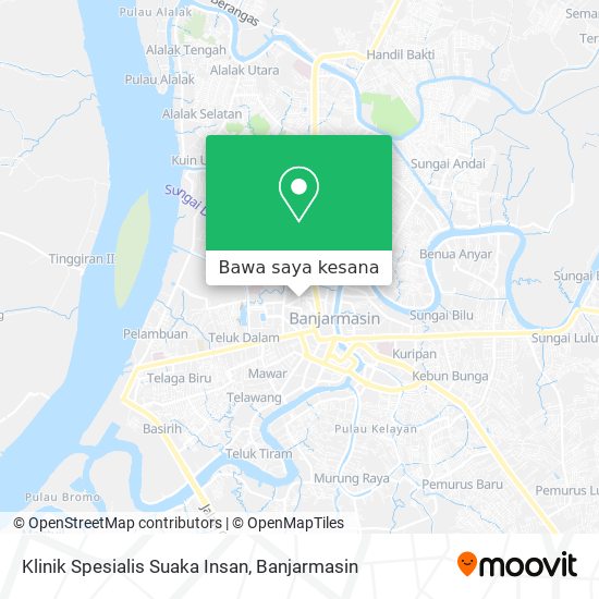Peta Klinik Spesialis Suaka Insan