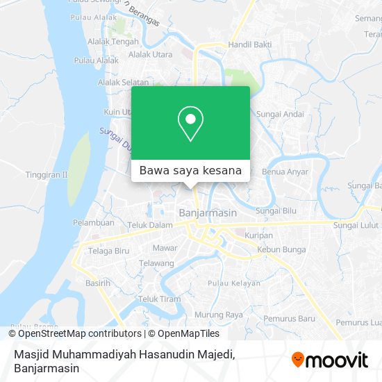 Peta Masjid Muhammadiyah Hasanudin Majedi