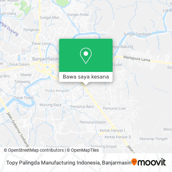 Peta Topy Palingda Manufacturing Indonesia