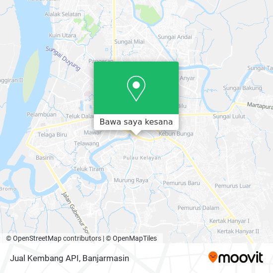 Peta Jual Kembang API