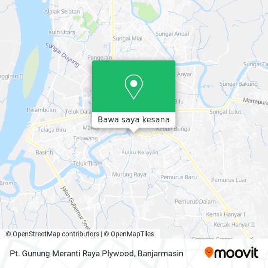Peta Pt. Gunung Meranti Raya Plywood