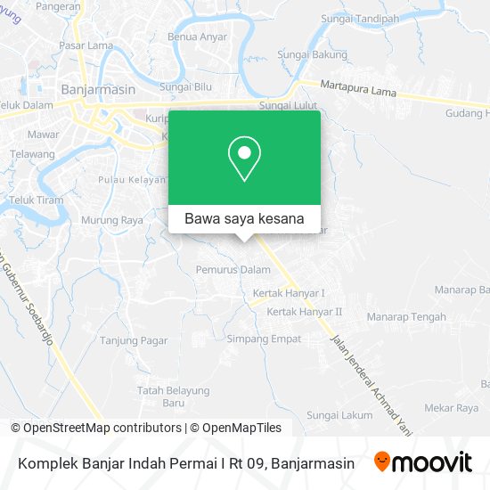 Peta Komplek Banjar Indah Permai I Rt 09