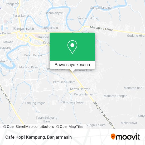 Peta Cafe Kopi Kampung