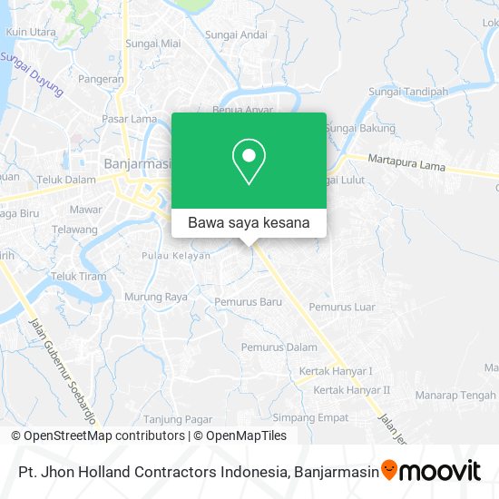Peta Pt. Jhon Holland Contractors Indonesia