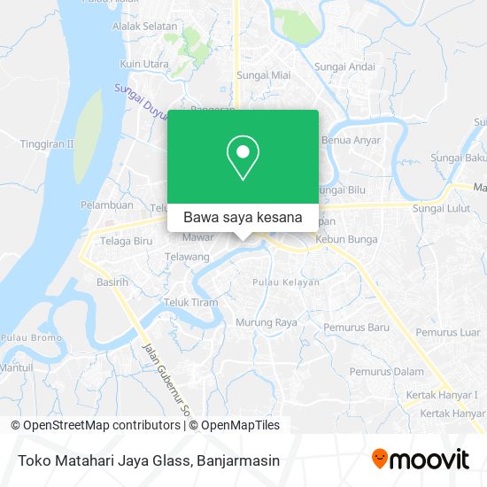 Peta Toko Matahari Jaya Glass