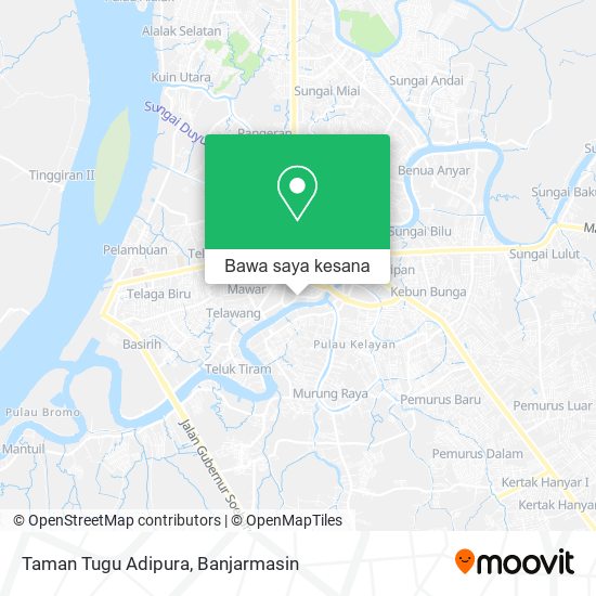 Peta Taman Tugu Adipura