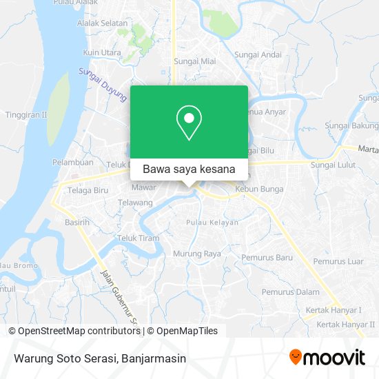 Peta Warung Soto Serasi