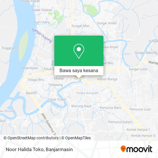 Peta Noor Halida Toko