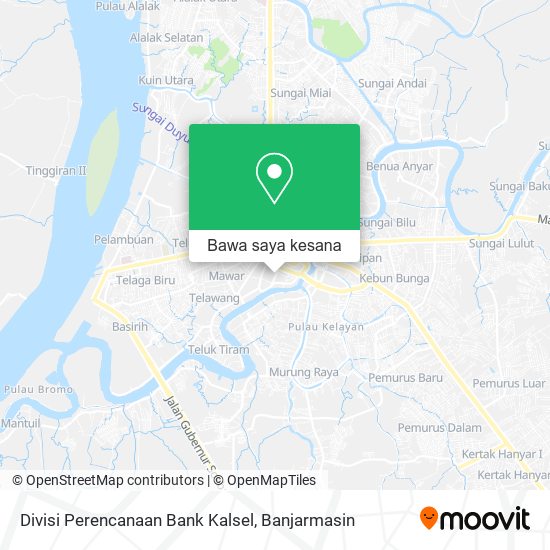 Peta Divisi Perencanaan Bank Kalsel