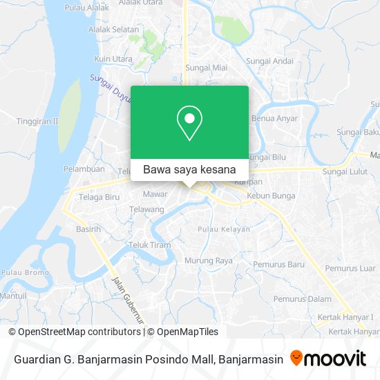 Peta Guardian G. Banjarmasin Posindo Mall