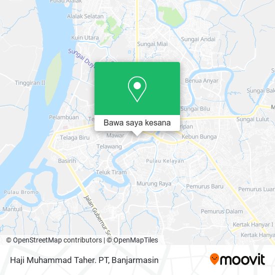 Peta Haji Muhammad Taher. PT