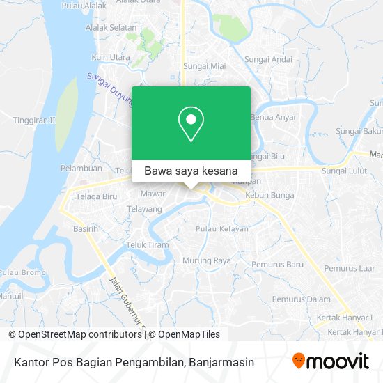 Peta Kantor Pos Bagian Pengambilan