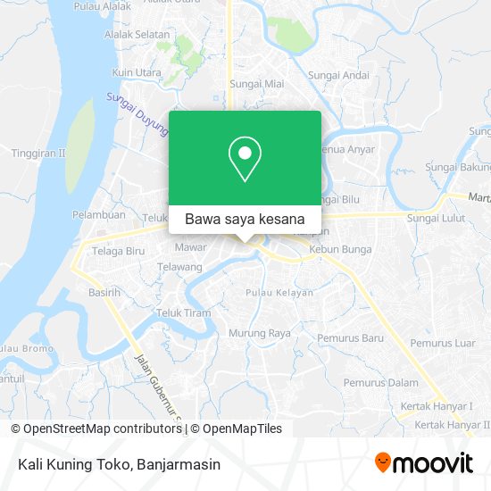Peta Kali Kuning Toko