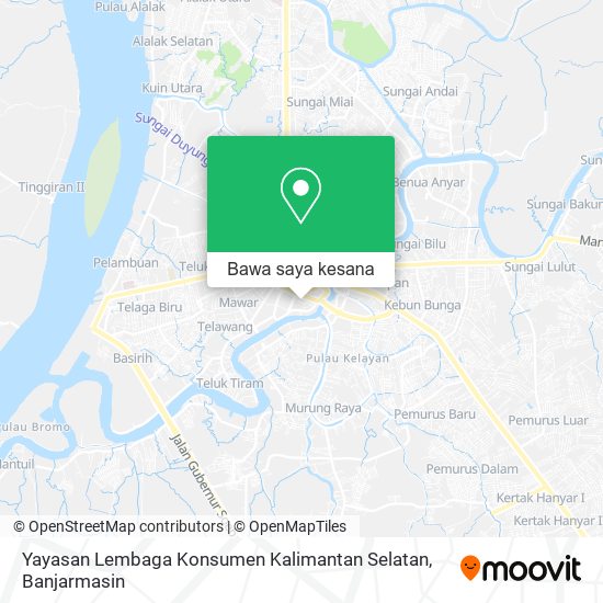 Peta Yayasan Lembaga Konsumen Kalimantan Selatan