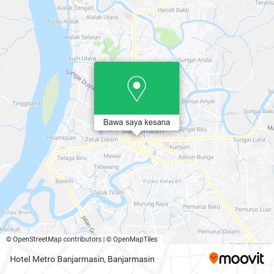 Peta Hotel Metro Banjarmasin