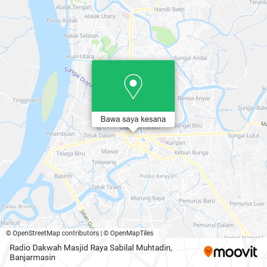 Peta Radio Dakwah Masjid Raya Sabilal Muhtadin