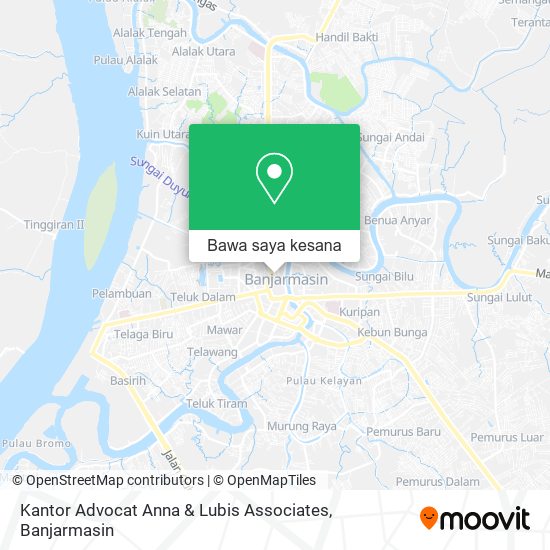 Peta Kantor Advocat Anna & Lubis Associates