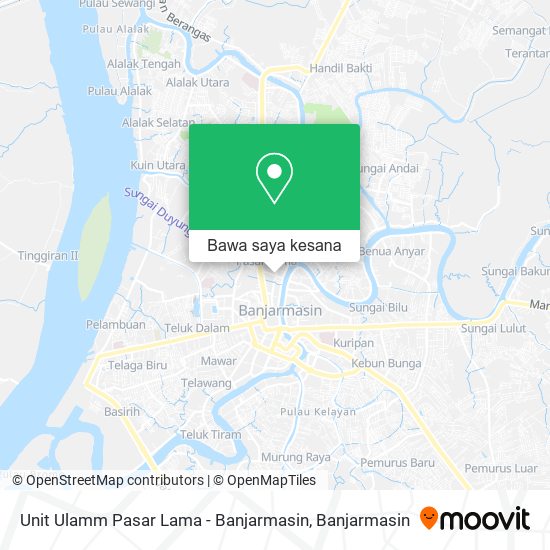 Peta Unit Ulamm Pasar Lama - Banjarmasin