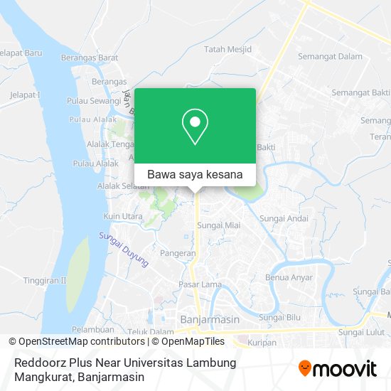 Peta Reddoorz Plus Near Universitas Lambung Mangkurat