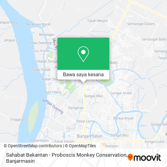 Peta Sahabat Bekantan - Proboscis Monkey Conservation
