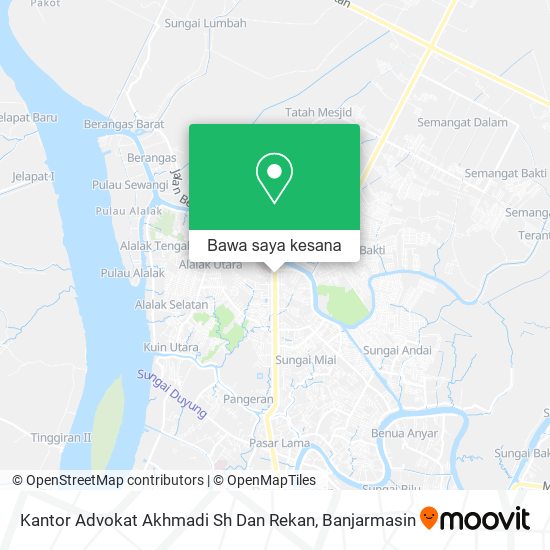 Peta Kantor Advokat Akhmadi Sh Dan Rekan