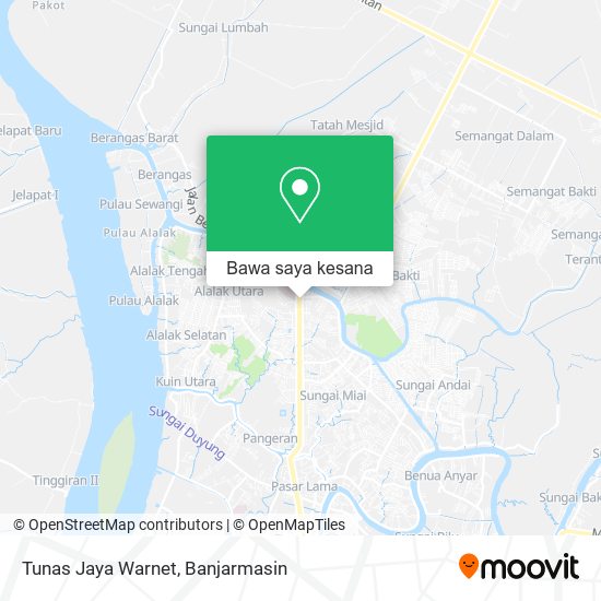Peta Tunas Jaya Warnet