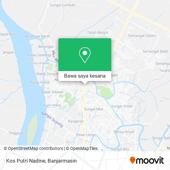 Peta Kos Putri Nadine