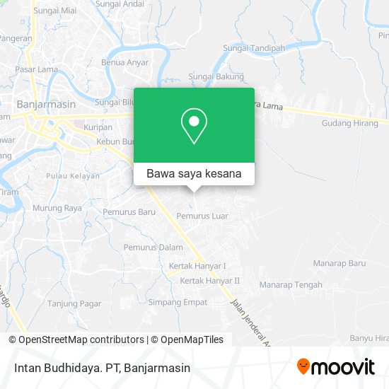 Peta Intan Budhidaya. PT