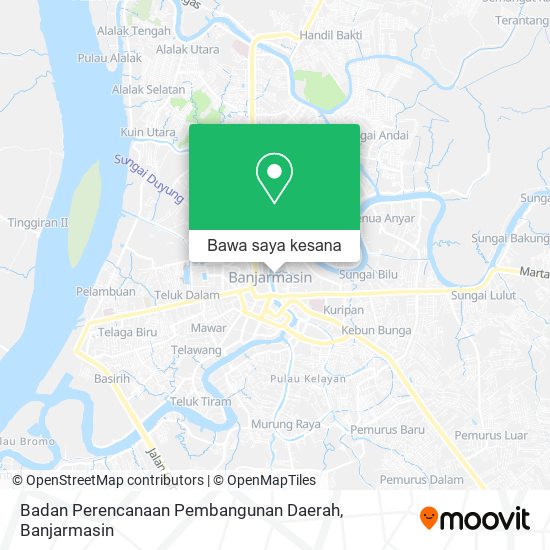 Peta Badan Perencanaan Pembangunan Daerah