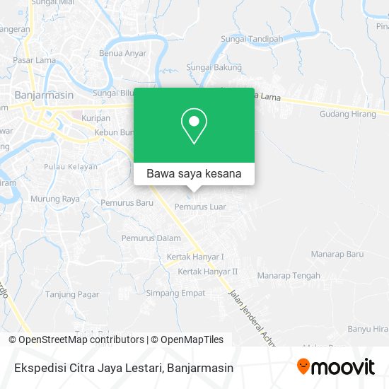 Peta Ekspedisi Citra Jaya Lestari