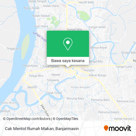 Peta Cak Mentol Rumah Makan