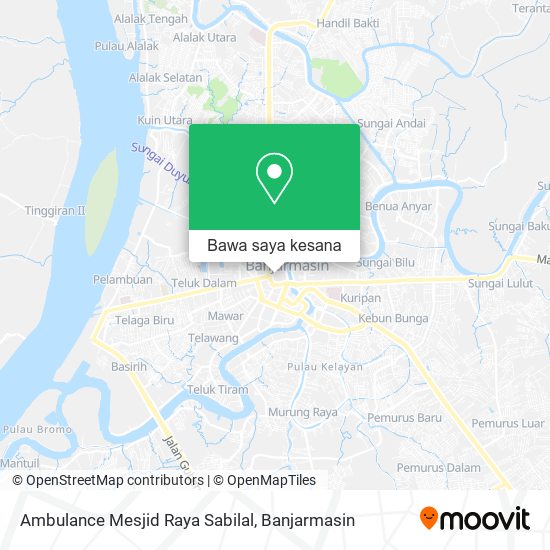Peta Ambulance Mesjid Raya Sabilal