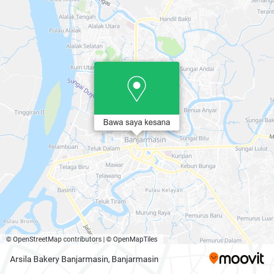 Peta Arsila Bakery Banjarmasin