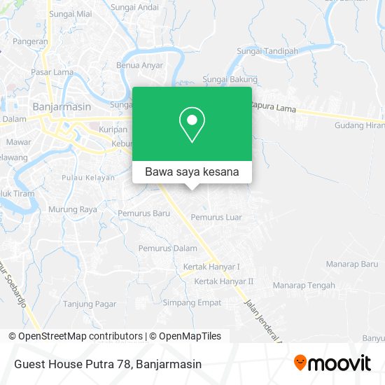 Peta Guest House Putra 78