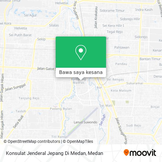 Peta Konsulat Jenderal Jepang Di Medan