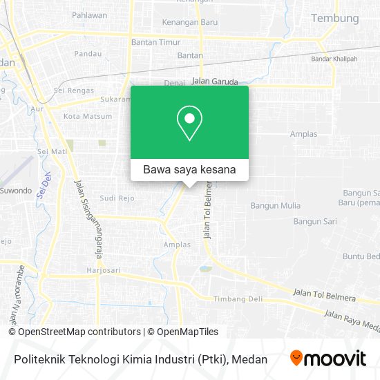 Peta Politeknik Teknologi Kimia Industri (Ptki)