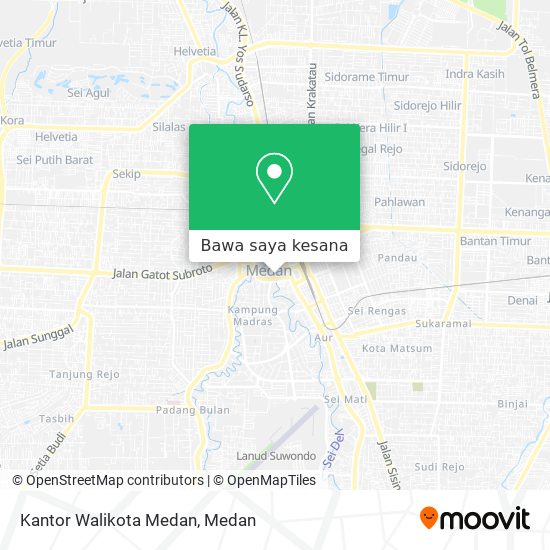 Peta Kantor Walikota Medan